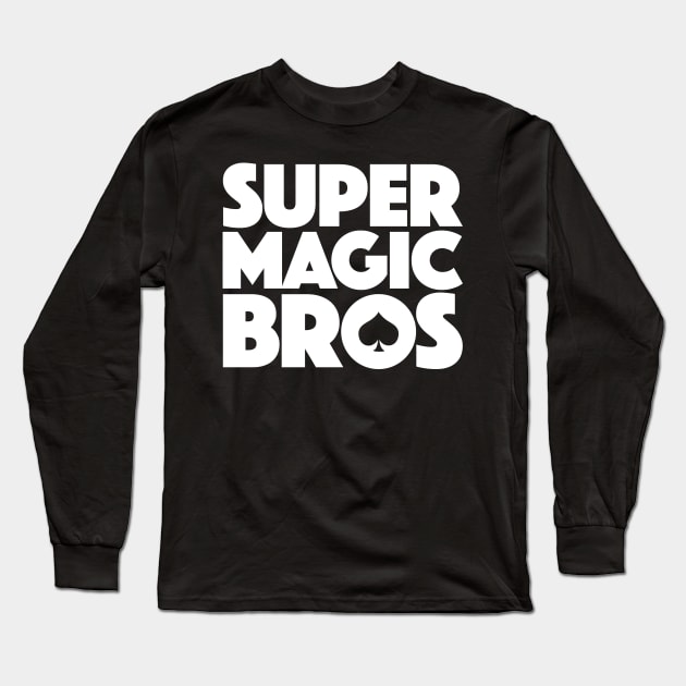 SMB Logo Large Long Sleeve T-Shirt by Super Magic Bros